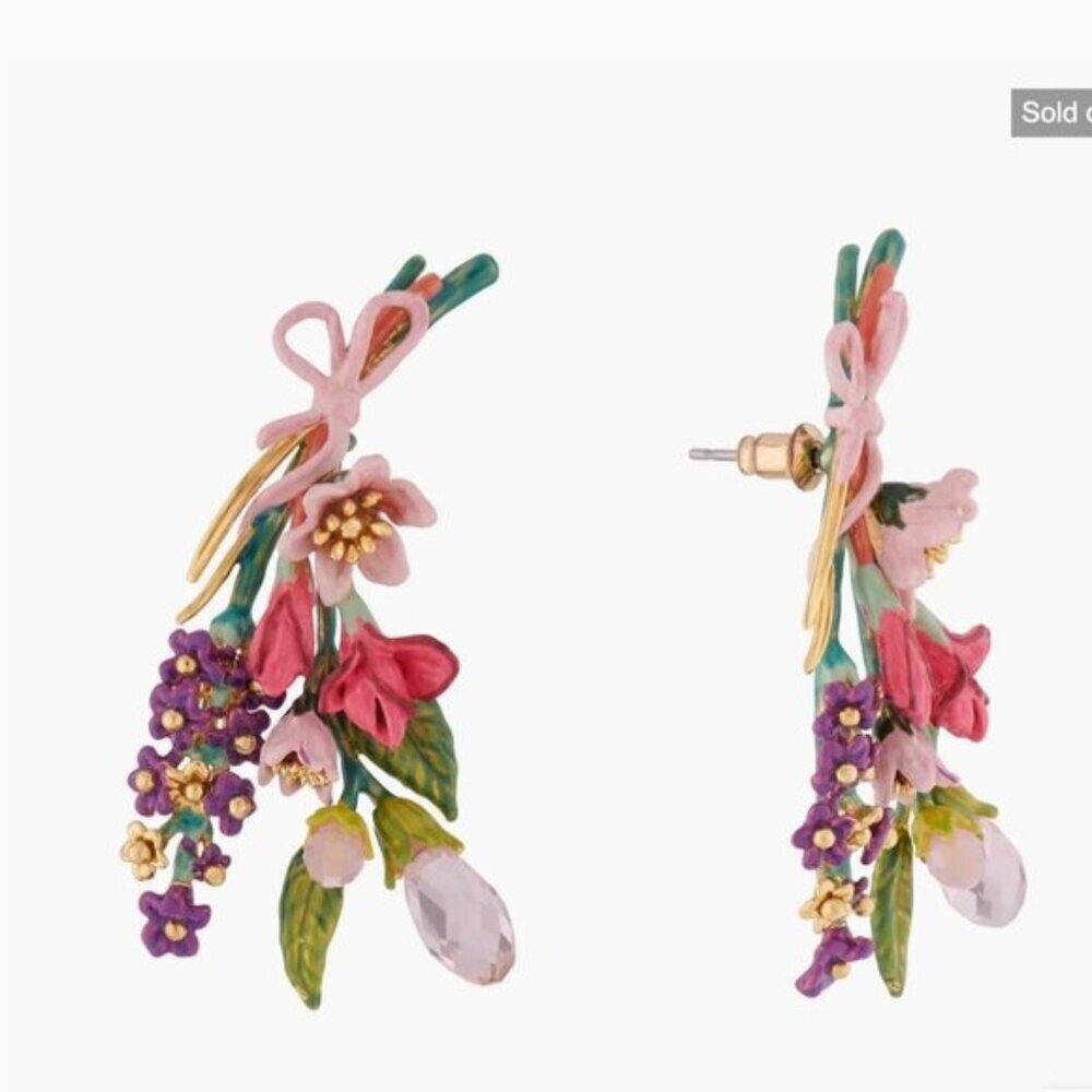 LES NEREIDES Summer Scents Bouquet Earrings | ALPE1071
